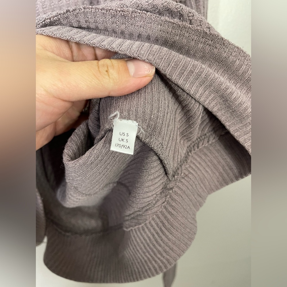 Free People We The Free Santa Clara Thermal Top In Mauve Oversized Small - Picture 5 of 9